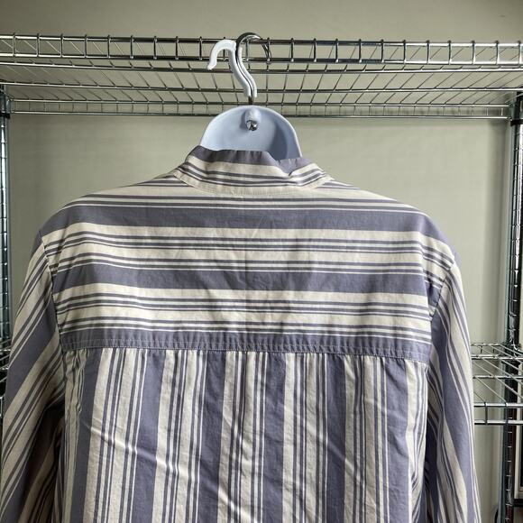 J. Crew Blue and White Striped Blouse - Picture 10 of 11